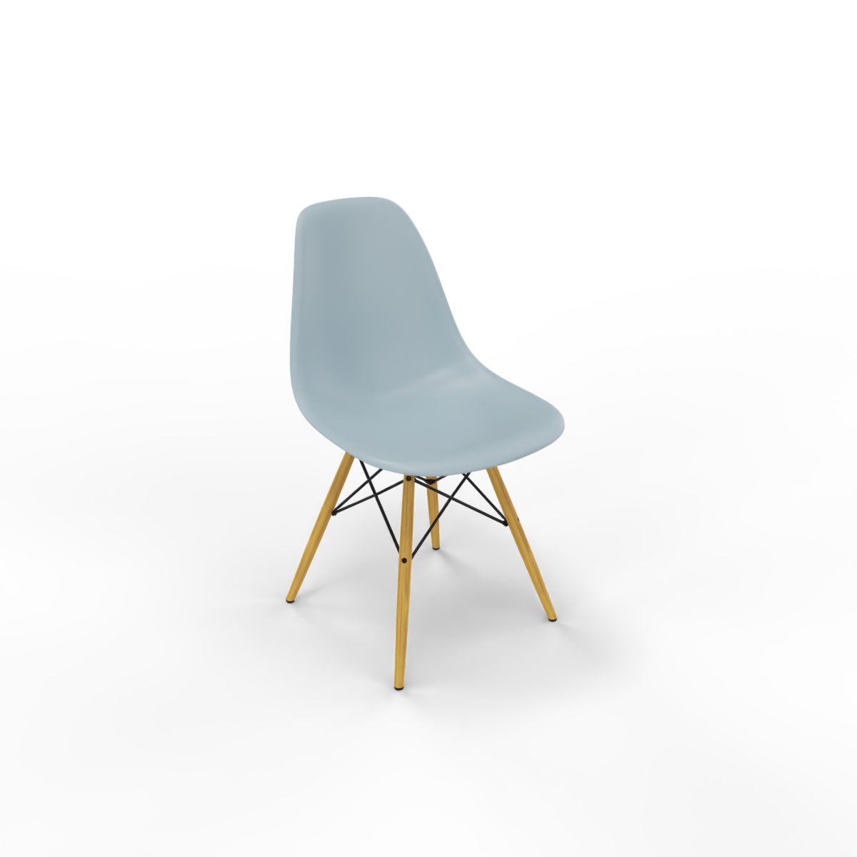 Vitra eames plastic side chair dsw 4 mieten bei Alvero Büromöbelvermietung