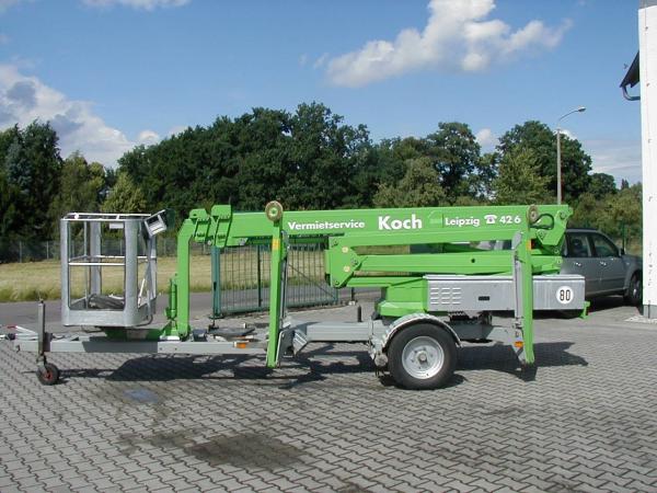 Anhaenger-Arbeitsbuehne AB18 mieten bei Arbeitsbühnen Koch