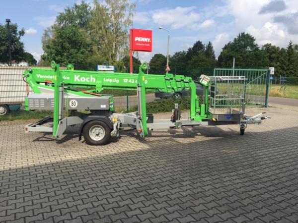 Anhaenger-Arbeitsbuehne AB16 mieten bei Arbeitsbühnen Koch