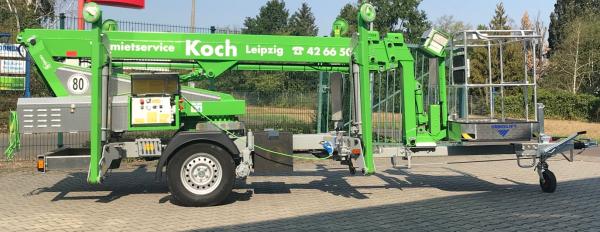 Anhaenger-Arbeitsbuehne AB13 mieten bei Arbeitsbühnen Koch