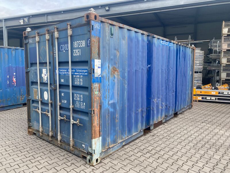 Lagercontainer 20 6058 x 2438 x 2591 mm LxBxH mieten