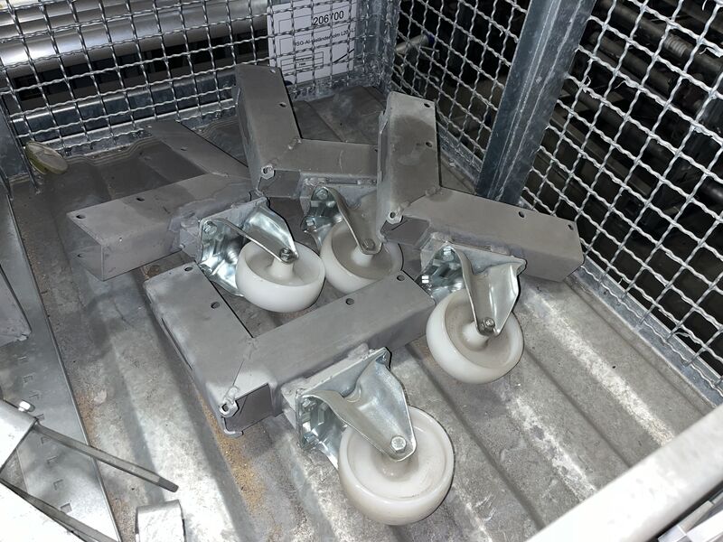 Torrolle für Bauzaun Mobilzaun mieten bei Thomas Lerch Bau- und Industriebedarf GmbH