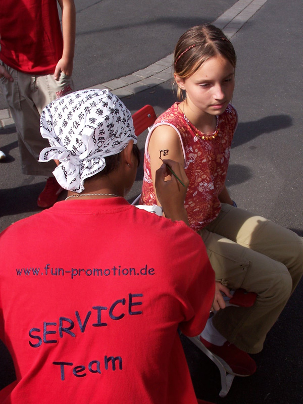Tattoo Painting mieten bei Fun Promotion