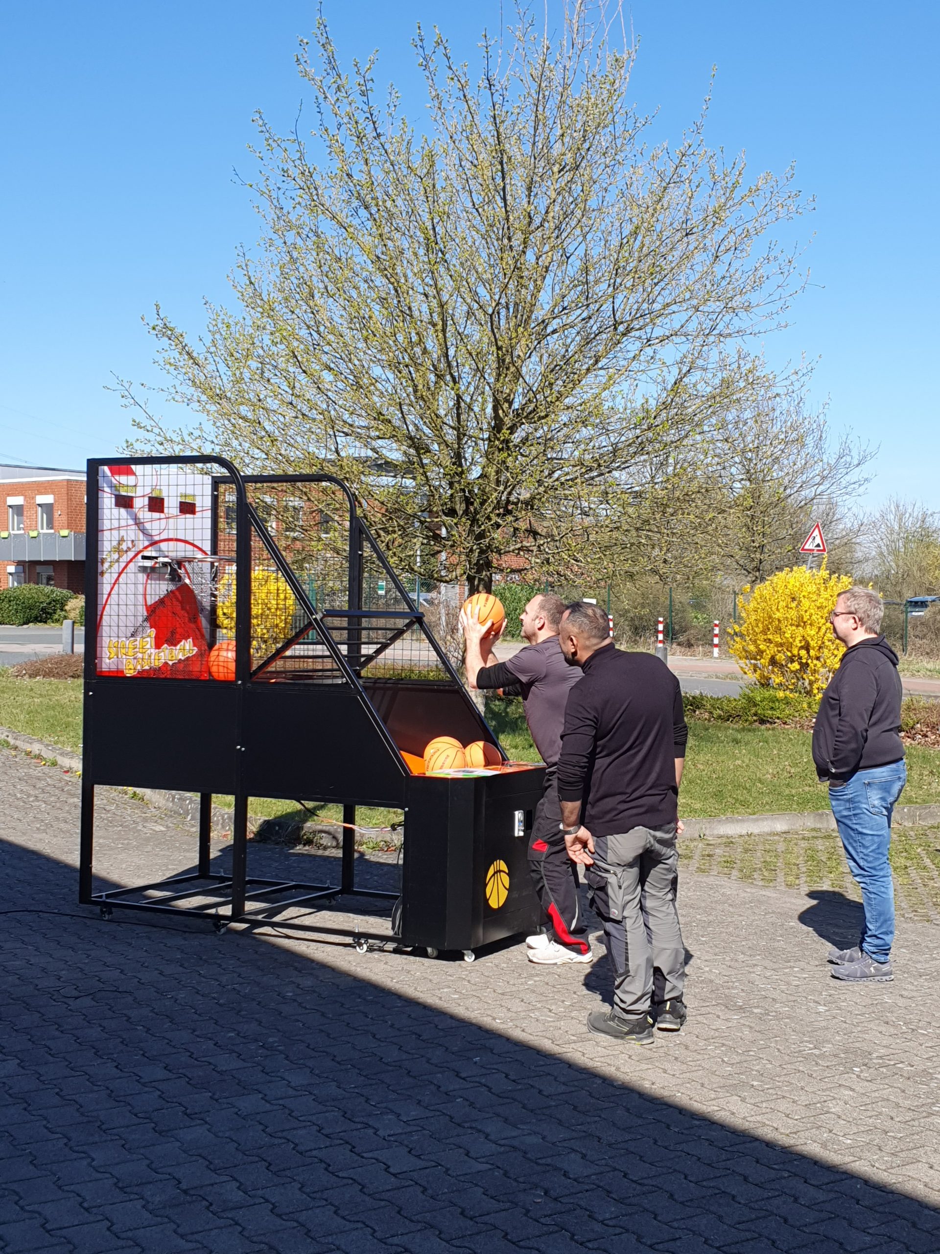 Basketballautomat mieten bei Fun Promotion