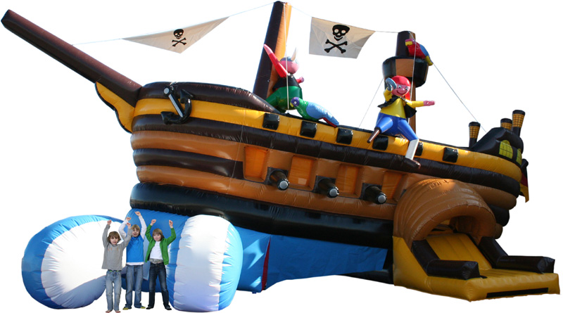 Captain Hook´s Piratenschiff XXL mieten bei Fun Promotion