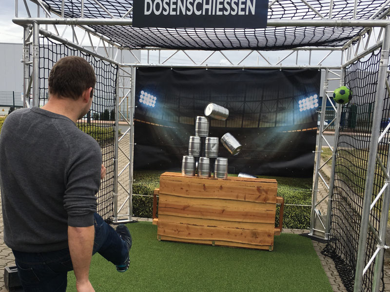Dosenschießen mieten bei Fun Promotion