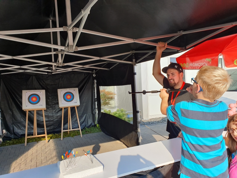Blasrohrschiessen mieten bei Fun Promotion