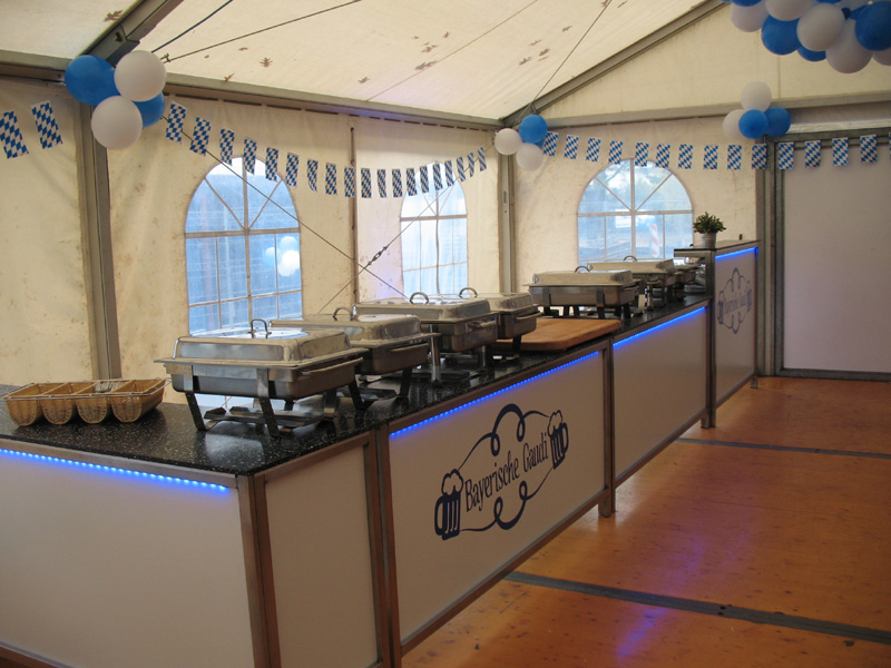 Theke & Buffet im Bayernstil mieten bei Fun Promotion
