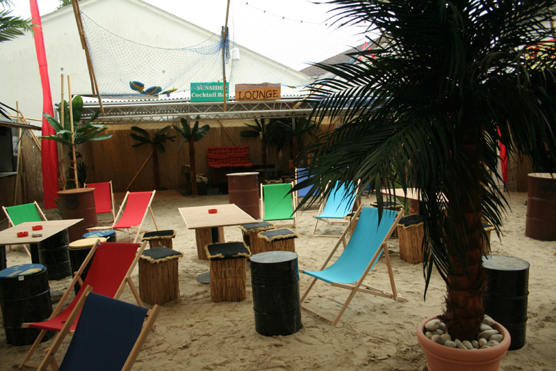 Strandliegen mieten bei Fun Promotion