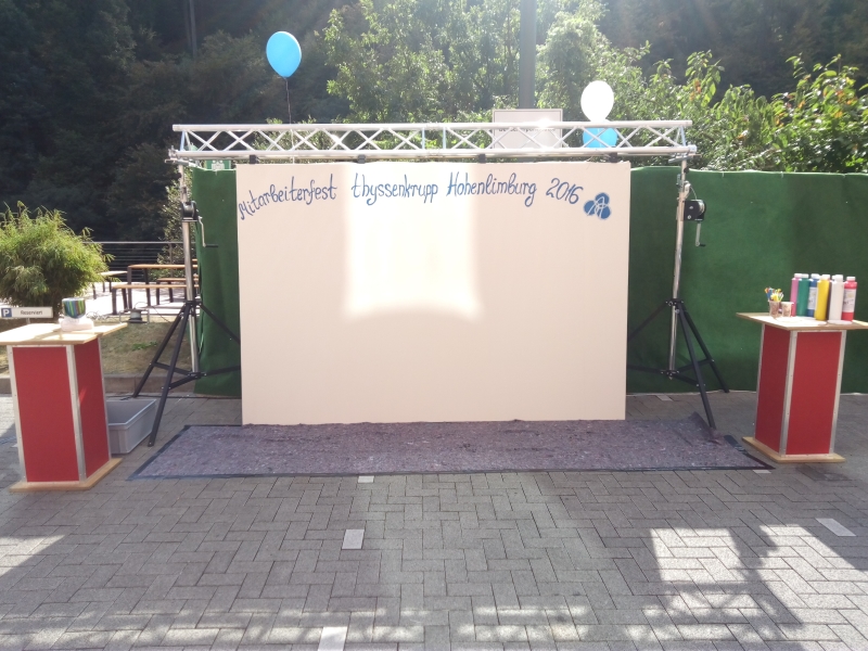 Malwand XXL | Riesenmalwand mieten bei Fun Promotion