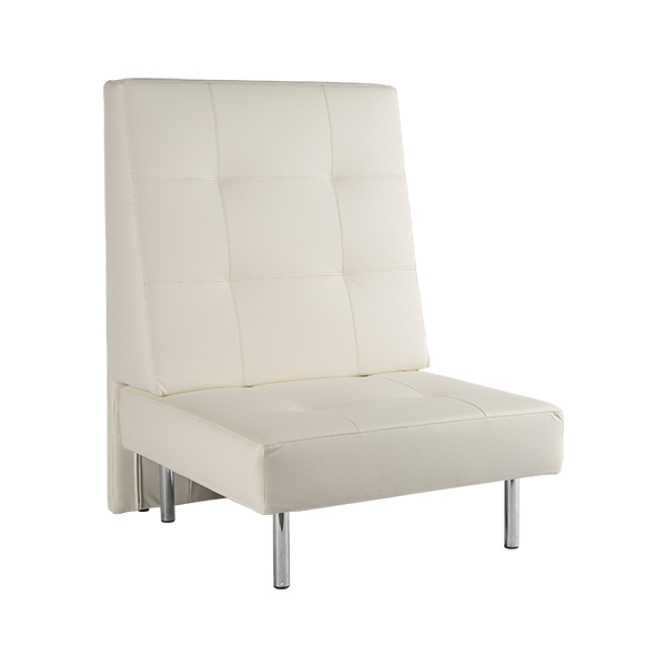 Endless straight Seat high Back Yachtleder weiß mieten