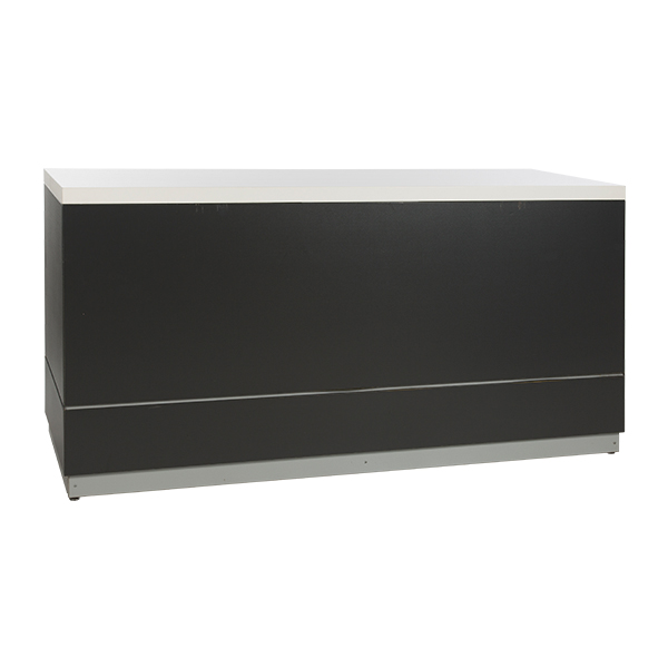 Theke anthrazit L200*T70*H95 mit Deckblatt weiß mieten