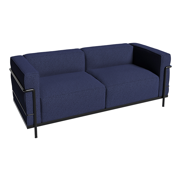 Grand Outdoor Sofa LC3 Stoff blue navy mieten