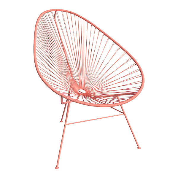 Loungechair Acapulco flamingo B70*T95*H90 SH37cm mieten