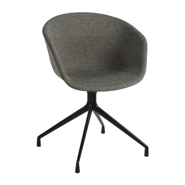 Drehstuhl About a Chair AAC schwarz/Pfeffer-Salz mieten