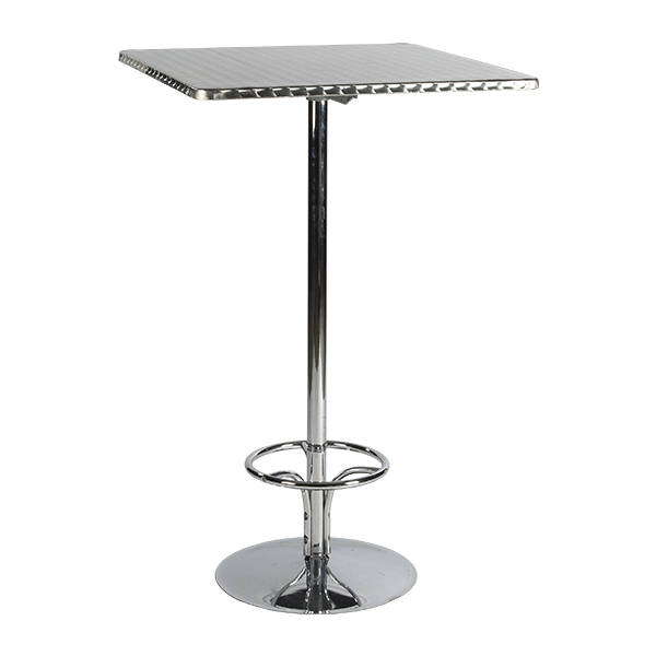Stehtisch Brussel verchromt Inox Aluminium 70*70*H110 cm mieten