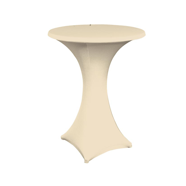 Stehtischhusse easystretch creme Ø80 cm mieten