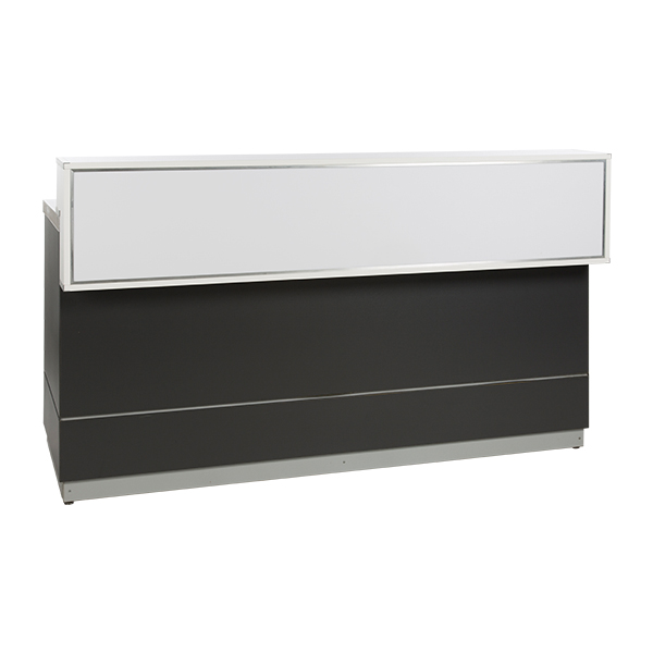 Theke anthrazit L200*T83*H115 cm mit Deckblatt silbergrau mieten