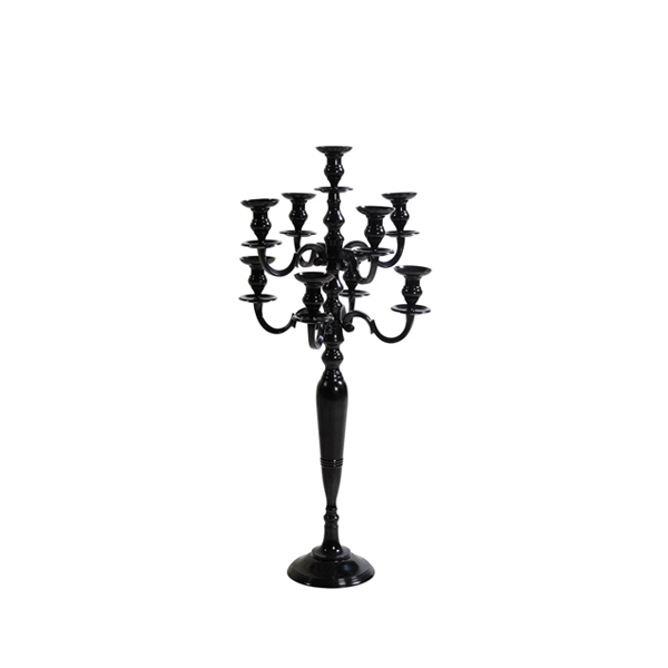 Salina Kerzenleuchter 9-armig schwarz medium H120 cm mieten