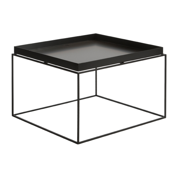 Tray Table Loungetisch schwarz L60*B60*H39 cm mieten