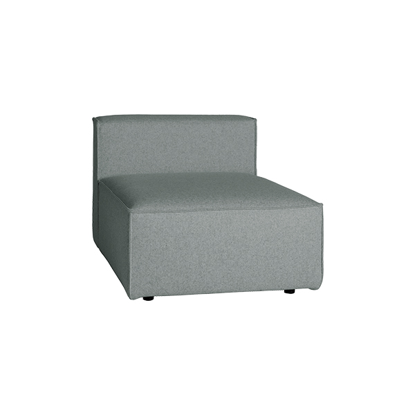 Stuhl Moduplus grau B74*T92*H61 SH38 cm mieten