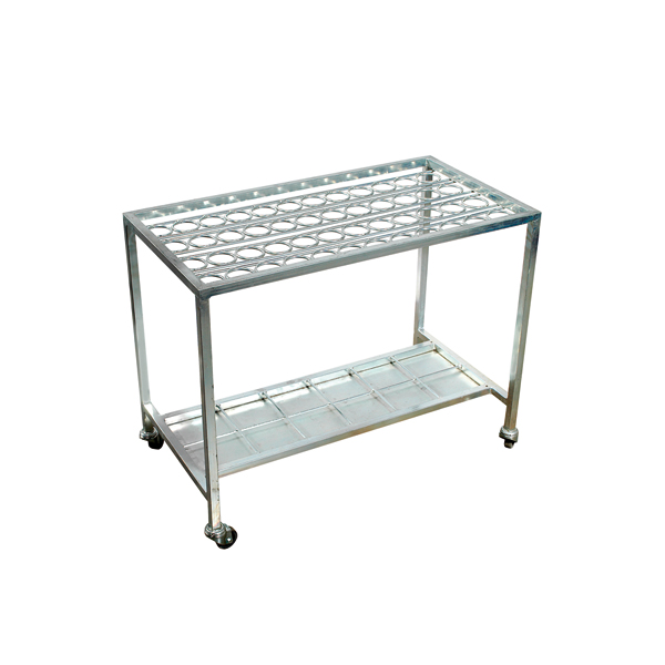 Schirmständer für 48 Schirme fahrbar B80*T40*H56 cm mieten