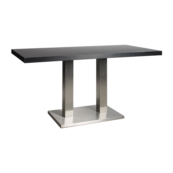 Dinnertisch Malta schwarz L160*B80*H78 cm mieten