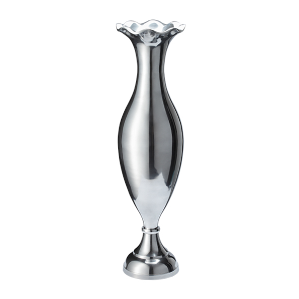 Rococo Vase silber Crown Ø20 H75 cm mieten