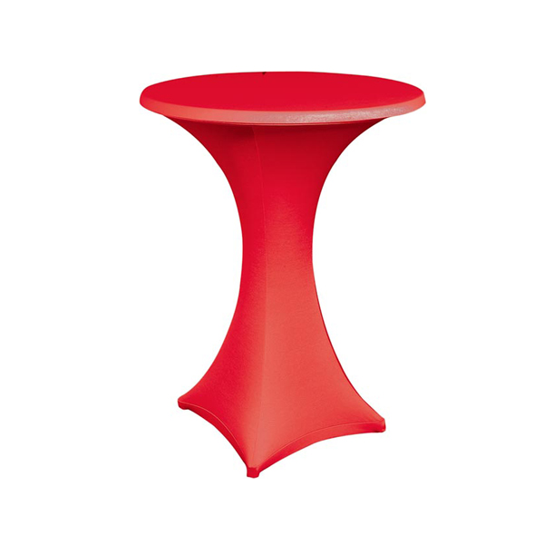 Stehtischhusse easystretch rot Ø80 cm mieten