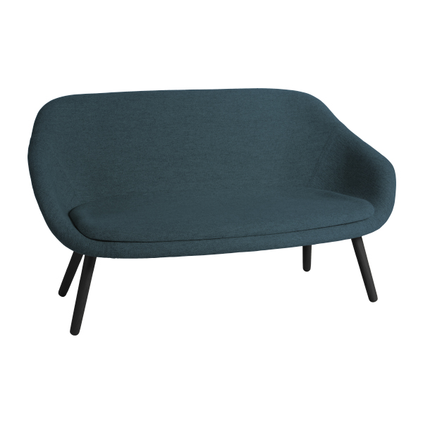 Sofa About a Lounge AAL gepolstert petrol/schwarz mieten