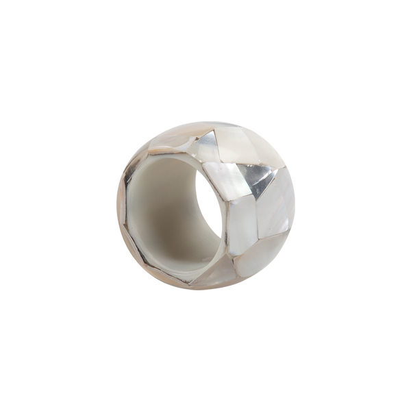 Serviettenring weiß Ø6 cm (innen Ø4 cm) mieten