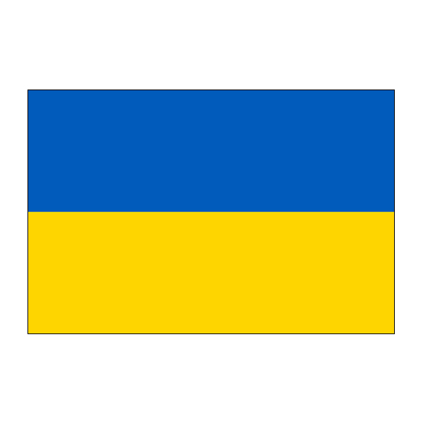 Fahne Ukraine 225*150 cm mieten