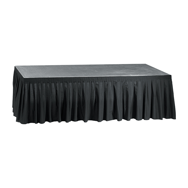 Podiumumrandungsvorhang L375*H79 cm schwarz mieten