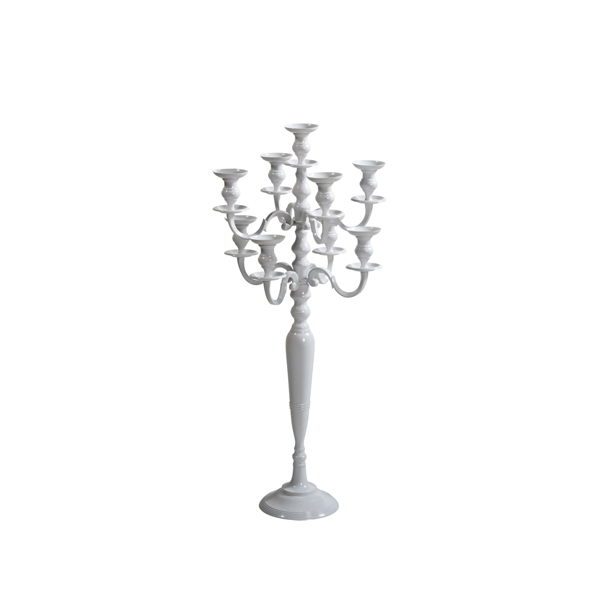 Salina Kerzenleuchter 9-armig weiß medium H120 cm mieten