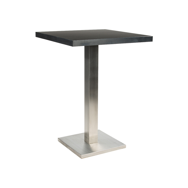 Stehtisch Malta schwarz L80*B80*H110 cm mieten