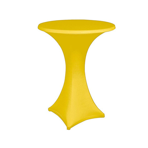 Stehtischhusse easystretch gelb Ø80 cm mieten