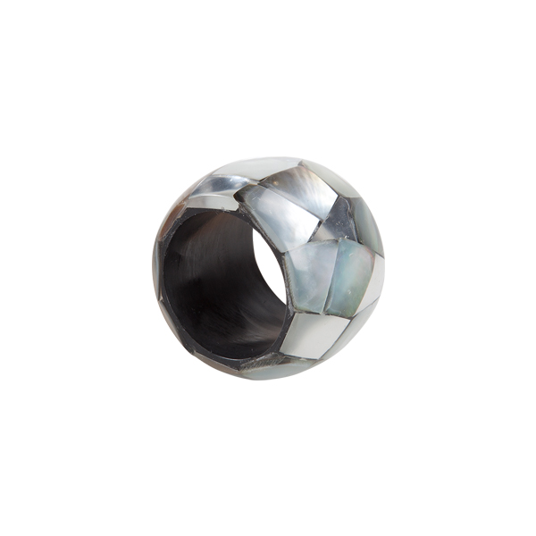 Serviettenring schwarz Ø6 cm (innen Ø4 cm) mieten