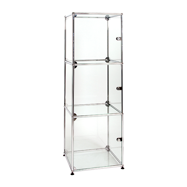 Vitrine USM Haller mit 2 Schlüsseln L53*T53*H154 cm mieten