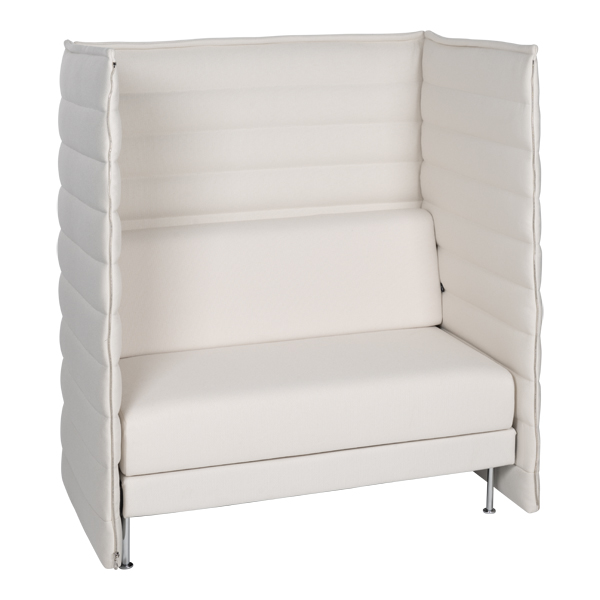 Sofa Alcove Plus Highback Love-Seat creme mieten