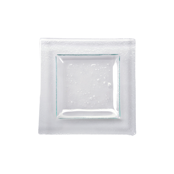 Glasteller Nubo 14*14 cm mieten