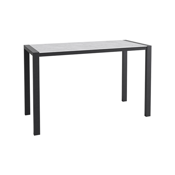 Stehtisch Algarve schwarz/Volterra weiß L180*B80*H110 cm mieten