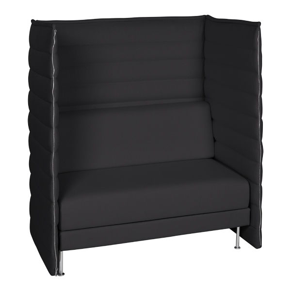Sofa Alcove Plus Highback Love-Seat dark carbon mieten