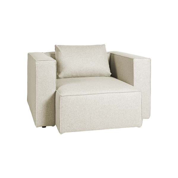 Kissen Moduplus creme B55*T14*H35 cm mieten