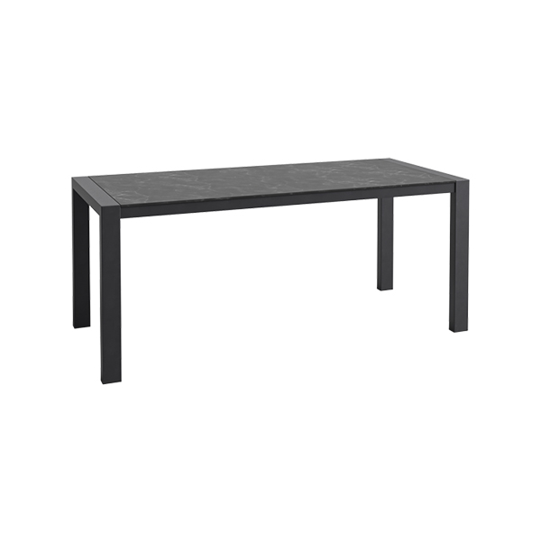 Dinnertisch Algarve schwarz/Volterra schwarz L180*B80*H75cm mieten