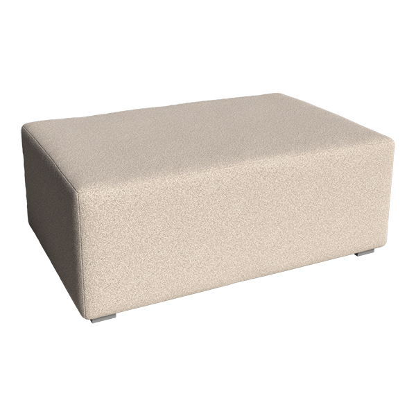 Lounge-2-Sitz-Hocker beige Deauville bouclé L104*T70*H41 cm mieten