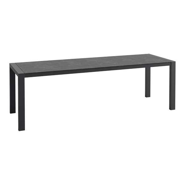 Dinnertisch Algarve schwarz/Volterra schwarz L240*B80*H75 mieten