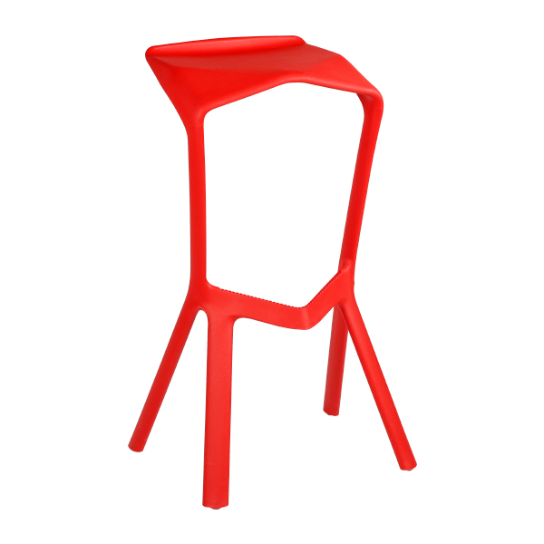 Barhocker Miura rot B47*T40*H81 cm SH78 cm mieten