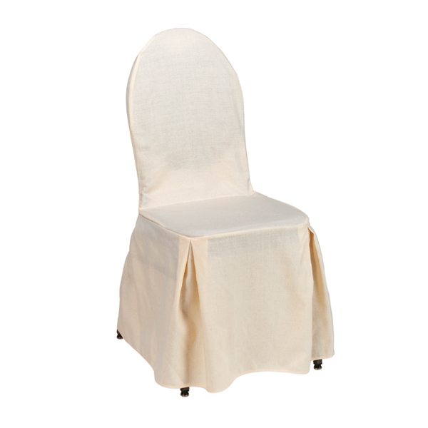 Polsterstuhl Hawaii mit Stoff-Stuhlhusse creme mieten