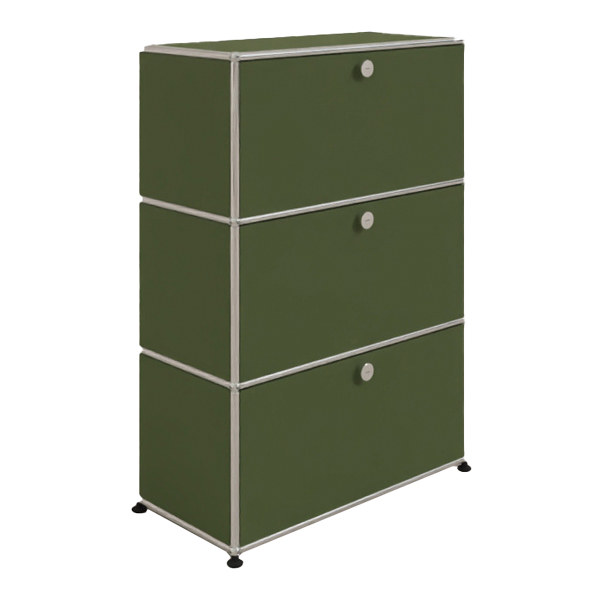 Highboard USM Haller olive green 3 Klapptüren mieten