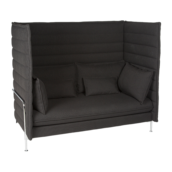 Sofa Alcove Highback 2-Sitzer schwarz mieten